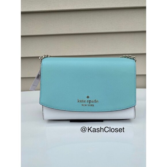 Kate Spade crossbody carson purse convertible shoulder bag poolside multi - Picture 5 of 12